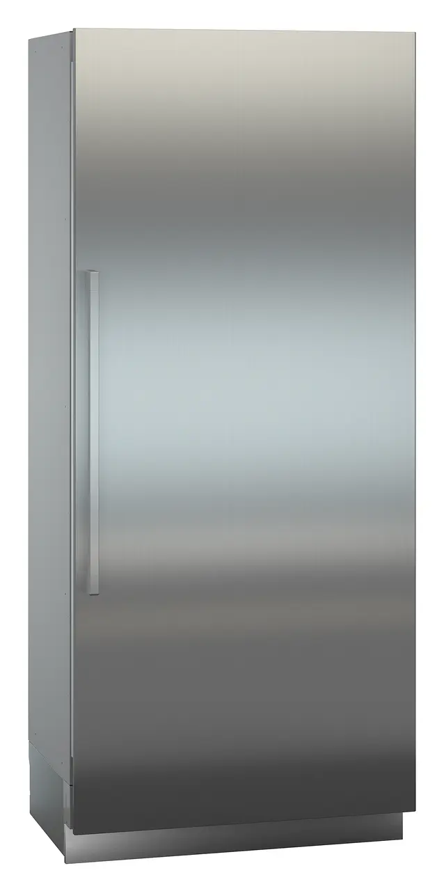 Product image, Perspective: oblique closed, Refrigerator with BioFresh for integrated use, Casing colour: grey