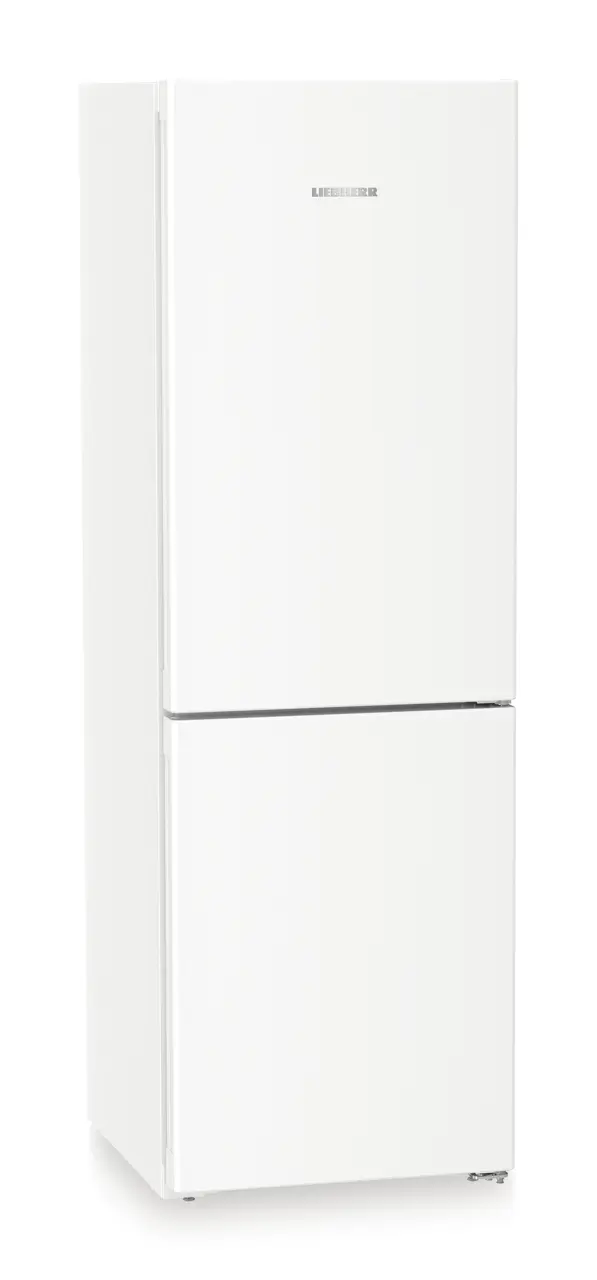 Product image, Perspective: oblique closed, Combined fridge-freezers with EasyFresh and NoFrost, Casing colour: white, Door colour: white