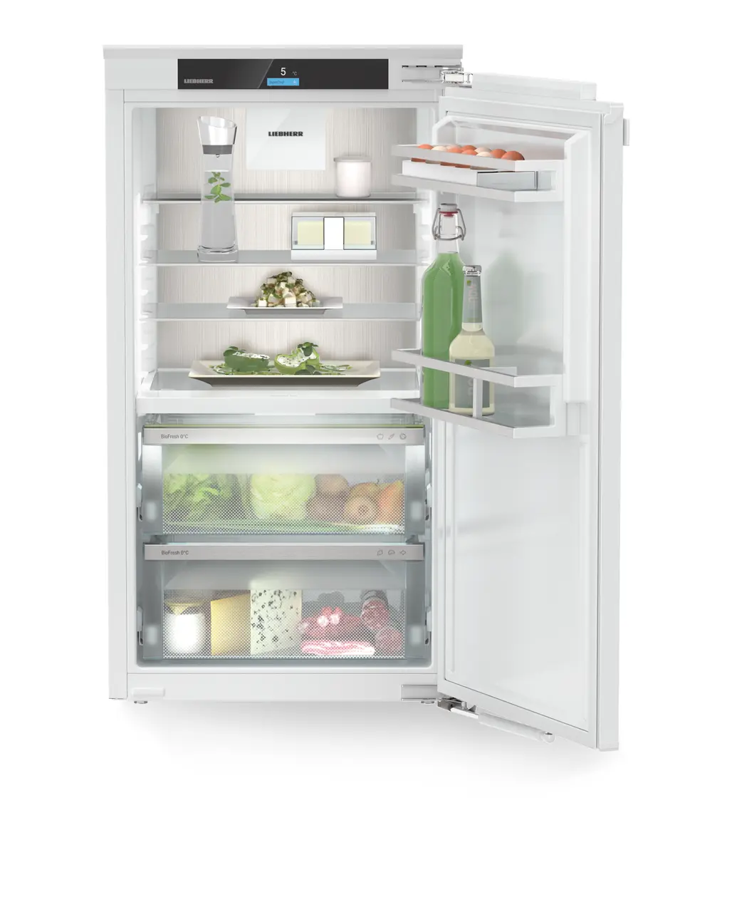Tuotekuva, Näkymä: Suora, avoin, somistettu, Integroitava jääkaappi BioFreshillä