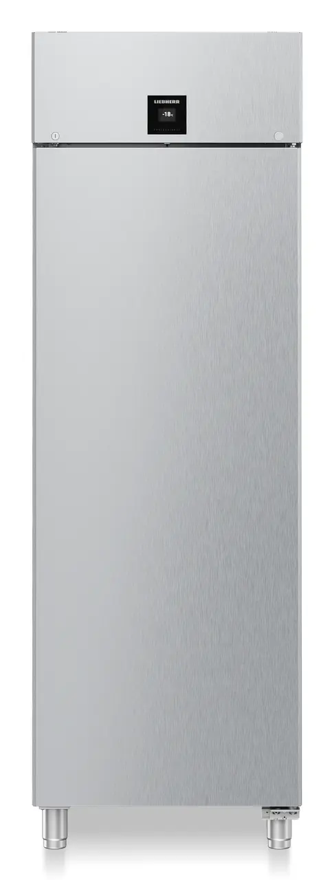 Product image, Perspective: straight closed empty, Forced-air freezer GN 2/1, Casing colour: stainless steel, Door colour: stainless steel