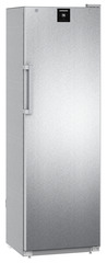 Product image, Perspective: oblique closed empty, Freestanding freezer with SmartFrost, Casing colour: stainless steel, Door colour: stainless steel