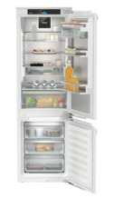 Product image, Perspective: straight open decorated, Integrable fridge-freezer with EasyFresh and NoFrost