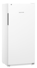 Product image, Perspective: oblique closed empty, Forced-air refrigerator, Casing colour: white, Door colour: white