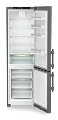 Obrázok produktu, Perspektíva: Spredu, spotrebič otvorený, prázdny, Kombinácia chladničky a mrazničky s EasyFresh a NoFrost