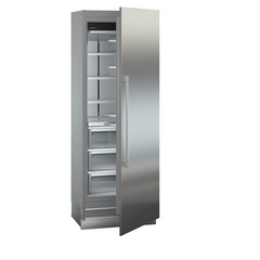 Product image, Perspective: oblique half-open empty, Refrigerator with BioFresh for integrated use, Casing colour: grey