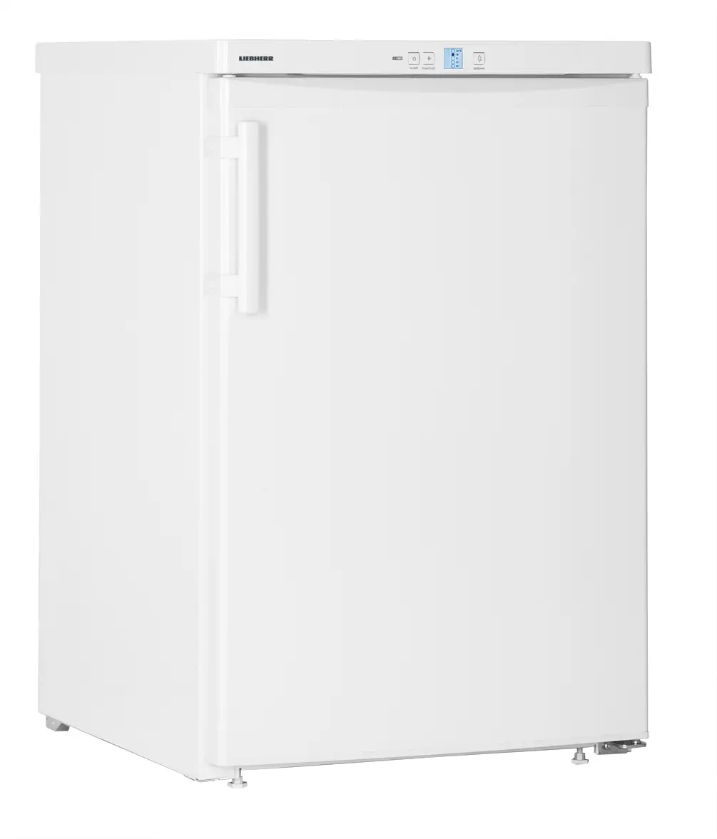 Изображение продукции, Перспектива: Под углом, с закрытой дверцей, Малогабаритная морозильная камера, Цвет корпуса: белый, Цвет дверцы: белый