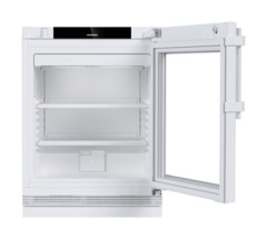 Изображение на продукта, Перспектива: Отпред, отворен, празен, Лабораторен хладилник с конвекционно охлаждане, Цвят на корпуса: бял, Цвят на вратата: бял