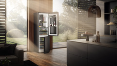 Product image, Perspective: milieu, Fridge-freezer with BioFresh Professional and NoFrost, Casing colour: BlackSteel, Door colour: BlackSteel