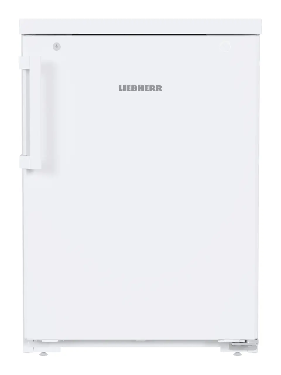 Obraz produktu, Perspektywa: Na wprost, zamknięte, Chłodziarka do zabudowy pod blat z chłodzeniem powietrzem obiegowym, Kolor obudowy: Biała, Kolor drzwi: Biała