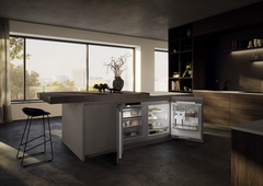 Product image, Perspective: milieu, Refrigerator suitable for undercounter installation