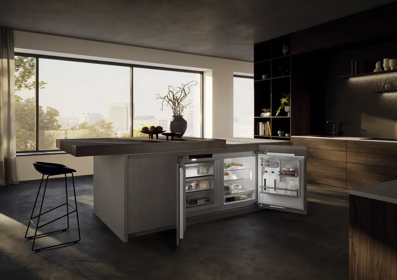 Product image, Perspective: milieu, Refrigerator suitable for undercounter installation
