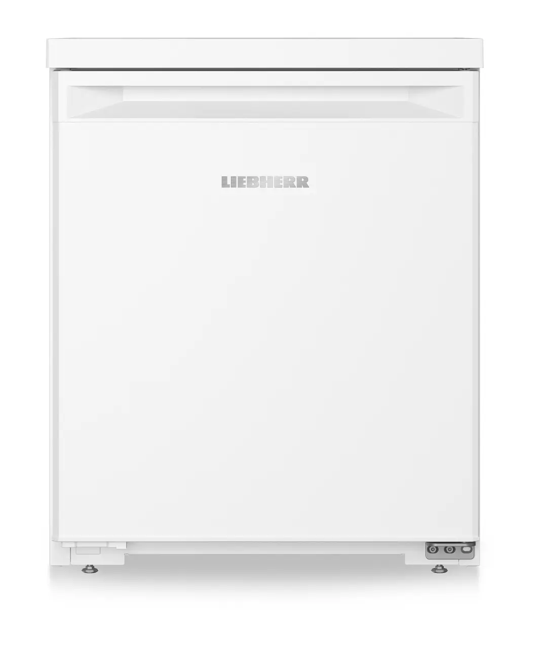 Produkt-Bild, Perspektive: gerade geschlossen leer, Tischkühlschrank, Gehäusefarbe: Weiß, Türfarbe: Weiß