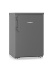 Product image, Perspective: oblique closed empty, Table top refrigerator, Casing colour: DarkGrey, Door colour: DarkGrey