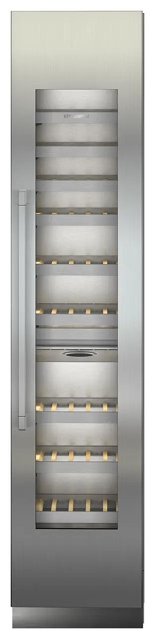 Product image, Perspective: straight closed, Built-in multi-temperature wine cabinet, Casing colour: grey