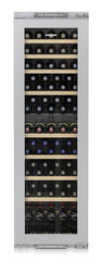 Product image, Perspective: straight closed decorated, Built-in multi-temperature wine cabinet, Casing colour: silver, Door colour: -