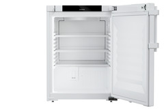 Immagine del prodotto, Prospettiva: Frontale aperto vuoto, Frigorifero per medicinali con raffreddamento a convezione, Colore della struttura: bianco, Colore della porta: bianco