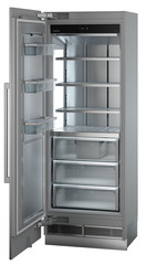 Product image, Perspective: oblique open empty, Freezer for integrated use with NoFrost
