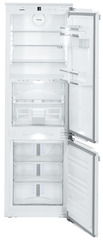 Product image, Perspective: straight open empty, Combined refrigerator-freezer with BioFresh and NoFrost for integrated use