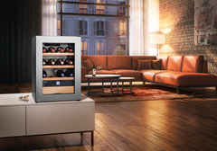 Product image, Perspective: milieu, Wine storage cabinet, Casing colour: stainless steel