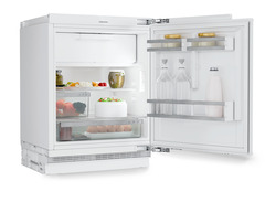 Изображение на продукта, Перспектива: Странично, отворен, отворен с продукти, Хладилник, подходящ за вграждане под плота