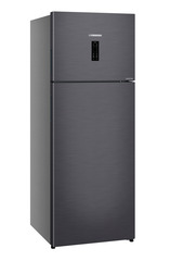 Product image, Perspective: oblique closed, Fridge-freezer with NoFrost, Casing colour: grey, Door colour: Cobalt Steel