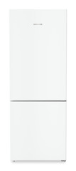Product image, Perspective: straight closed, Combined fridge-freezers with EasyFresh and NoFrost, Casing colour: white, Door colour: white
