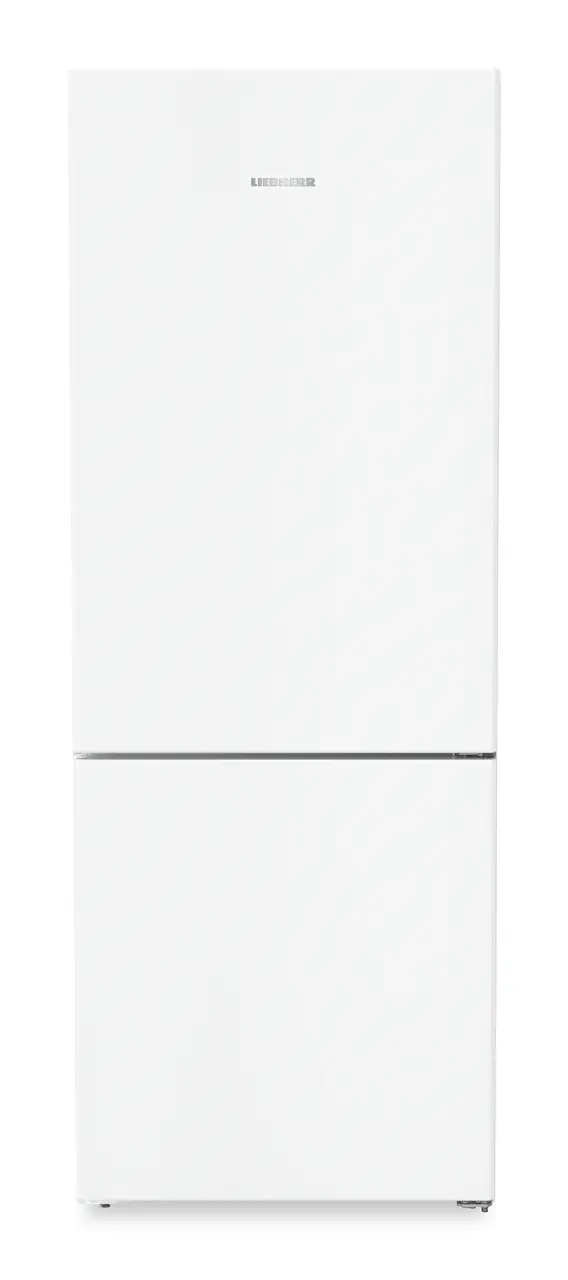 Product image, Perspective: straight closed, Combined fridge-freezers with EasyFresh and NoFrost, Casing colour: white, Door colour: white