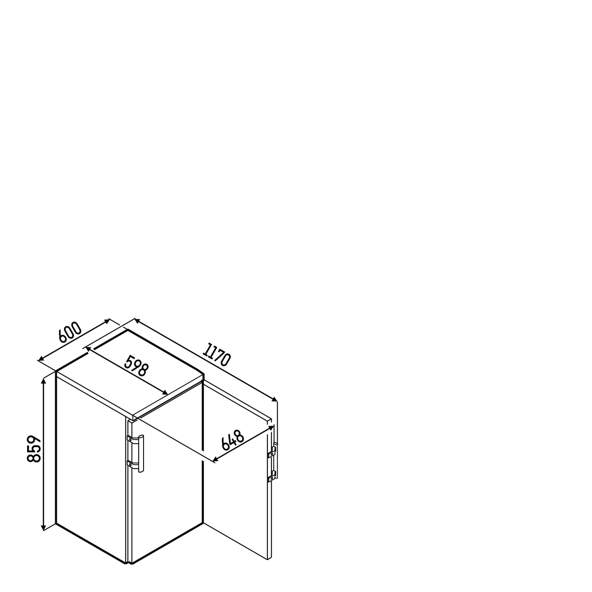 メルアページ LKexv 1800 MediLine Lab refrigerator with mechanical control