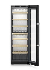 Изображение на продукта, Перспектива: Отпред, отворен, празен, Мултитемпературен охладител за вино
