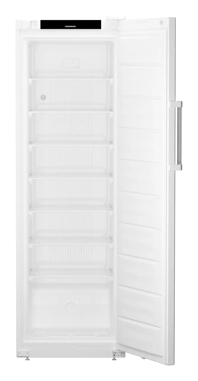 Изображение на продукта, Перспектива: Отпред, отворен, празен, Свободностоящ фризер със SmartFrost, Цвят на корпуса: бял, Цвят на вратата: бял