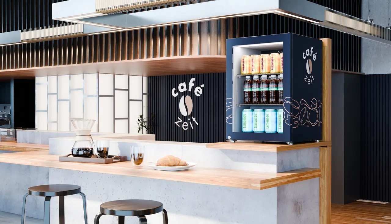 Produkt-Bild, Perspektive: Milieu, Thekenkühlgerät mit Umluftkühlung