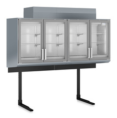 Изображение на продукта, Перспектива: Специална форма, Фризери за супермаркети, Цвят на корпуса: сив