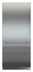 Product image, Perspective: straight closed, Combined refrigerator-freezer with BioFresh and NoFrost for integrated use