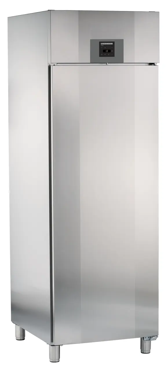 Product image, Perspective: oblique closed, Forced-air freezer GN 2/1, Casing colour: stainless steel