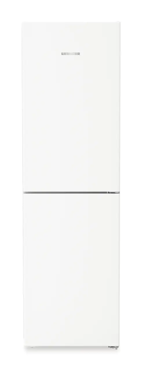 Product image, Perspective: straight closed, Combined fridge-freezers with EasyFresh and NoFrost, Casing colour: white, Door colour: white