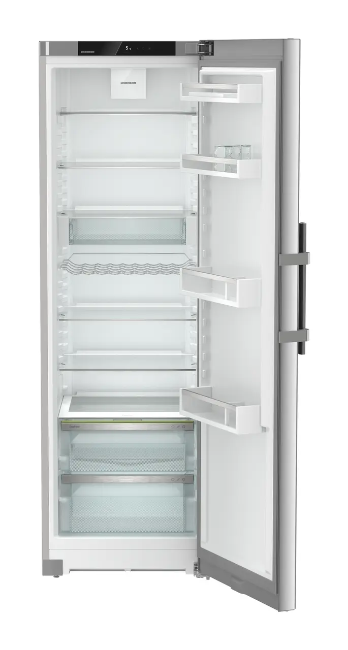 Produktbild, Perspektiv: Framifrån, öppen, tom, Fristående kylskåp med EasyFresh