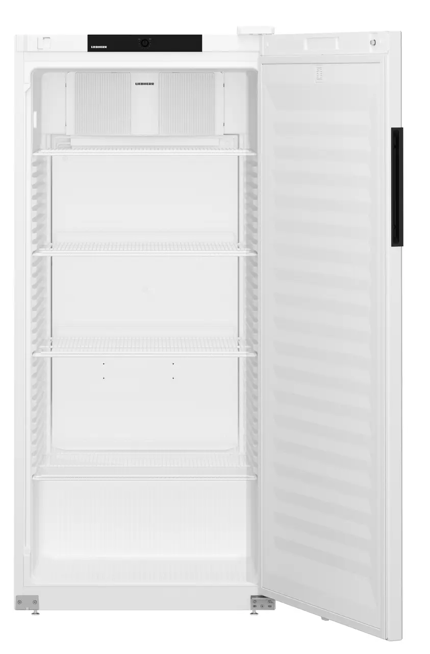 Product image, Perspective: straight open empty, Forced-air refrigerator, Casing colour: white, Door colour: white