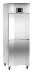 Product image, Perspective: oblique closed empty, Forced-air freezer GN 2/1, Casing colour: stainless steel