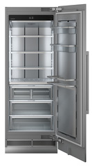 Product image, Perspective: straight open empty, Refrigerator with BioFresh for integrated use