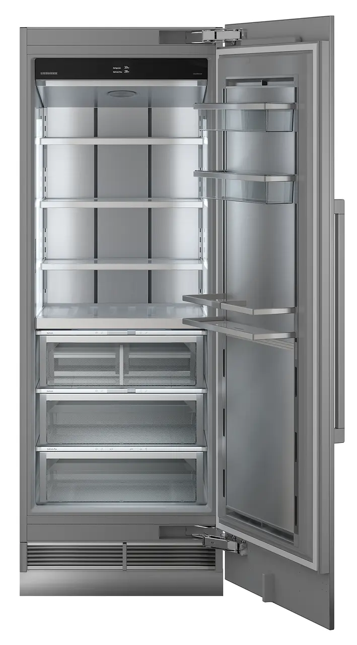 Product image, Perspective: straight open empty, Refrigerator with BioFresh for integrated use