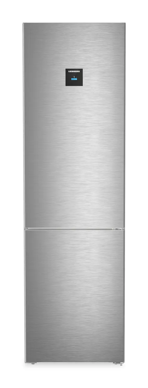 Produktbild, Perspektiv: Framifrån, stängd, Kyl- och fryskombinerad kyl- och frysdisk med BioFresh Professional och NoFrost, Färg på hölje: Rostfritt stål, Färg på dörr: Rostfritt stål