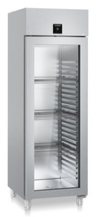 Product image, Perspective: oblique closed empty, Forced-air refrigerator GN 2/1, Casing colour: stainless steel, Door colour: stainless steel