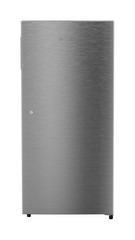 Product image, Perspective: straight closed, Single-door refrigerator 191 l in 5 star with inverter compressor, Casing colour: grey, Door colour: Silver Steel