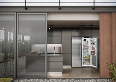 Product image, Perspective: milieu, Freestanding refrigerator with BioFresh Professional, Casing colour: stainless steel, Door colour: stainless steel
