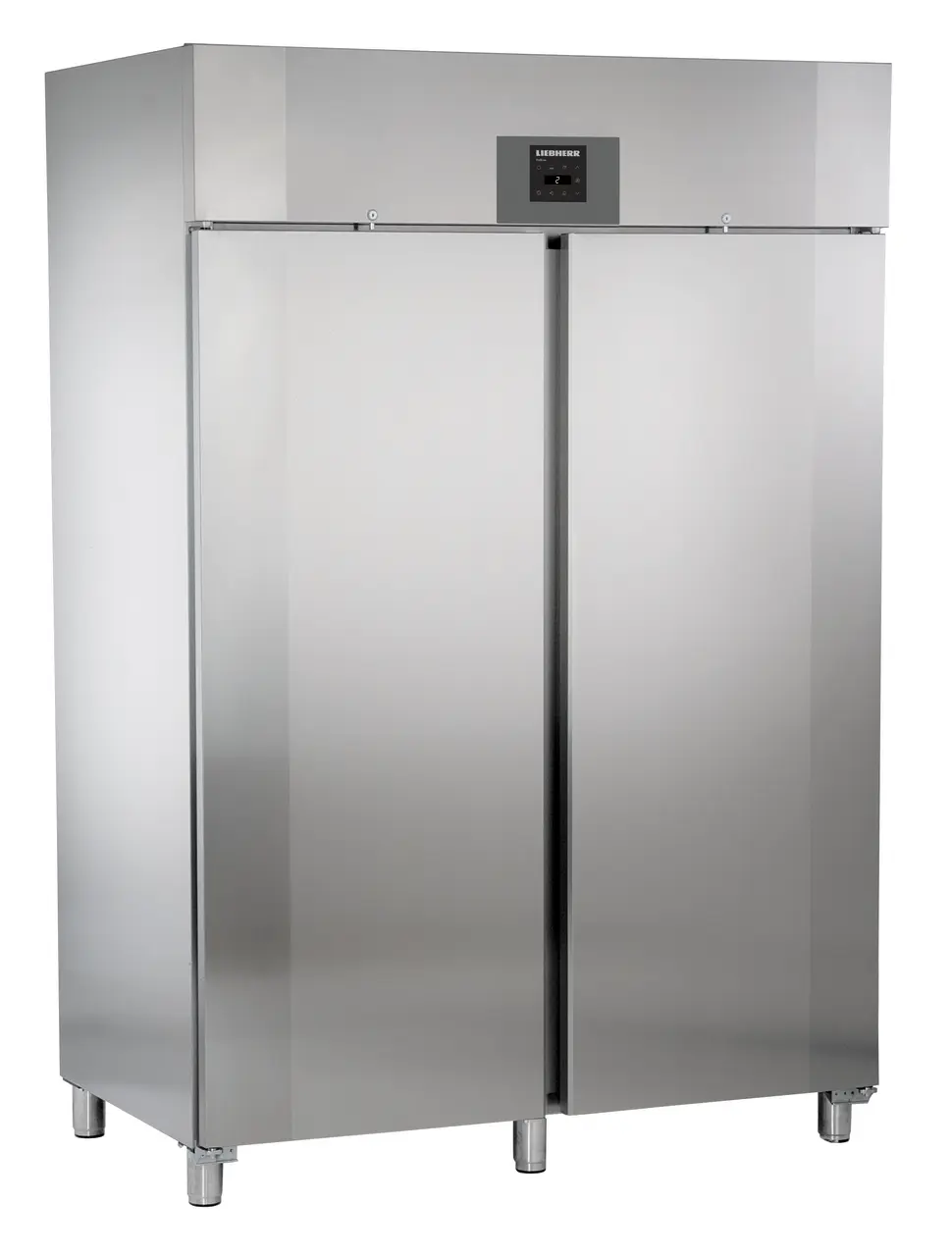 Product image, Perspective: oblique closed, Forced-air refrigerator GN 2/1, Casing colour: stainless steel