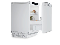 Product image, Perspective: oblique open decorated, Refrigerator suitable for undercounter installation