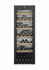 Изображение продукции, Перспектива: Прямо, с закрытой дверцей, с продуктами, Винный шкаф с регулировкой температурного режима