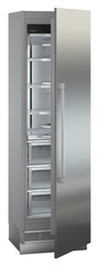 Product image, Perspective: oblique half-open empty, Refrigerator with BioFresh for integrated use