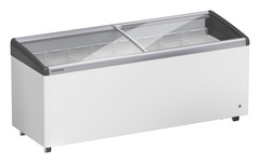 Product image, Perspective: oblique closed empty, Ice-cream chest freezer, Casing colour: white