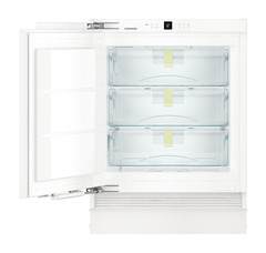 Product image, Perspective: straight open empty, Under-worktop, full-space BioFresh refrigerator for integrated use